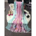 New 2016 High Quality Printed Silk Spring Scarf Wholesale